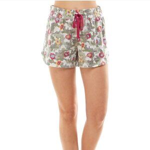 Secret Treasures Plus size Camo Floral Lounge Shorts